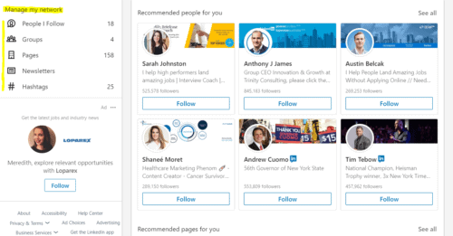 Manage My LinkedIn Network 